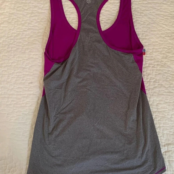 Athleta Purple Gray Tank Top small - Picture 2 of 7